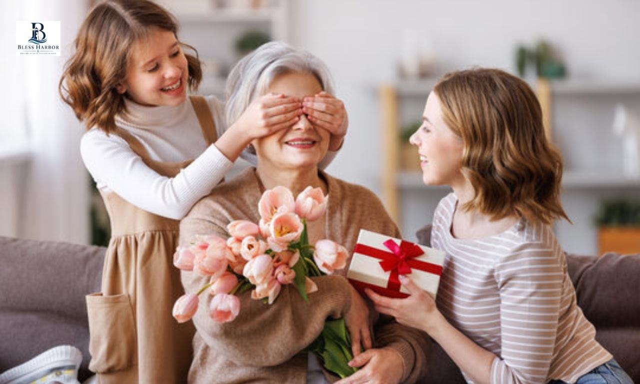 Happy birthday Mother-in-Law greeting card with warm wishes and flowers