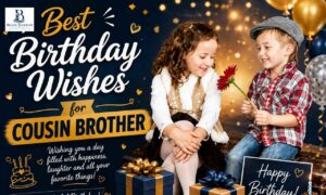 Birthday wishes for cousin brother 2026 card design