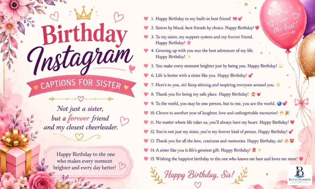 Birthday Wishes for Sister