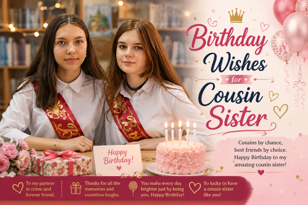 Birthday Wishes for Cousin Sister