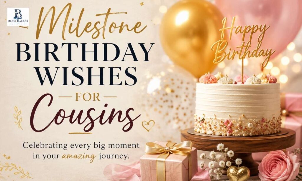 Milestone Birthday Wishes for Cousins